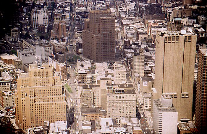 TriBeCa view from the WTC (112K)