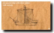 one-masted ship